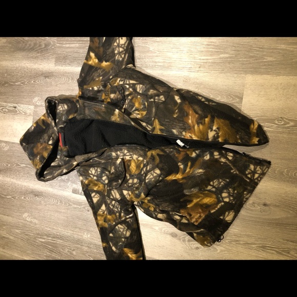 Misty mountain outerwear fleece camouflage zip up - Picture 3 of 3